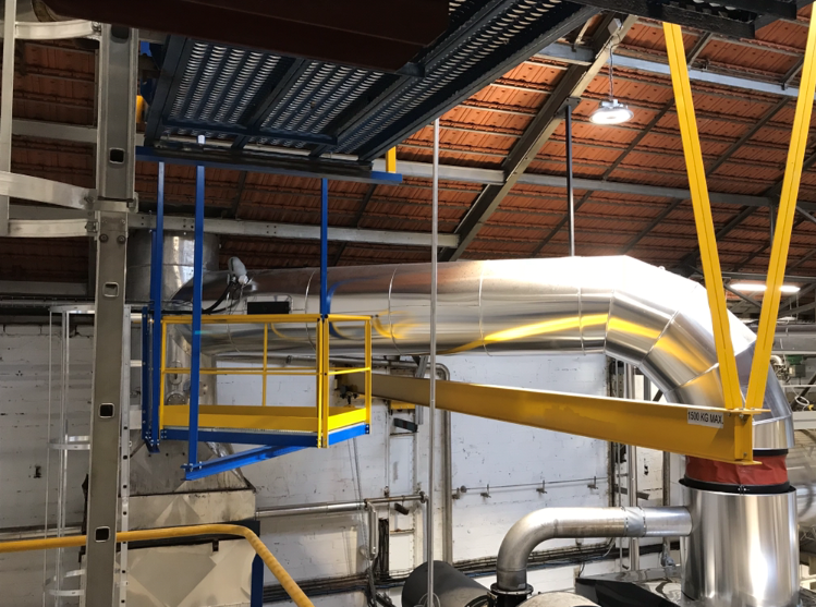 Passerelle industrielle